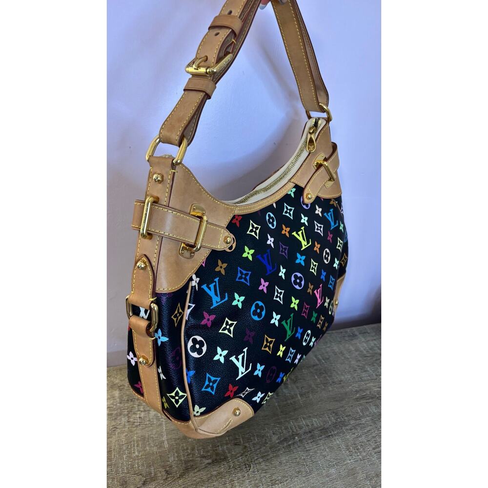 🖤SOLD🖤 Louis Vuitton Black Multicolor Y2K Greta Shoulder Bag - Picture 4 of 8